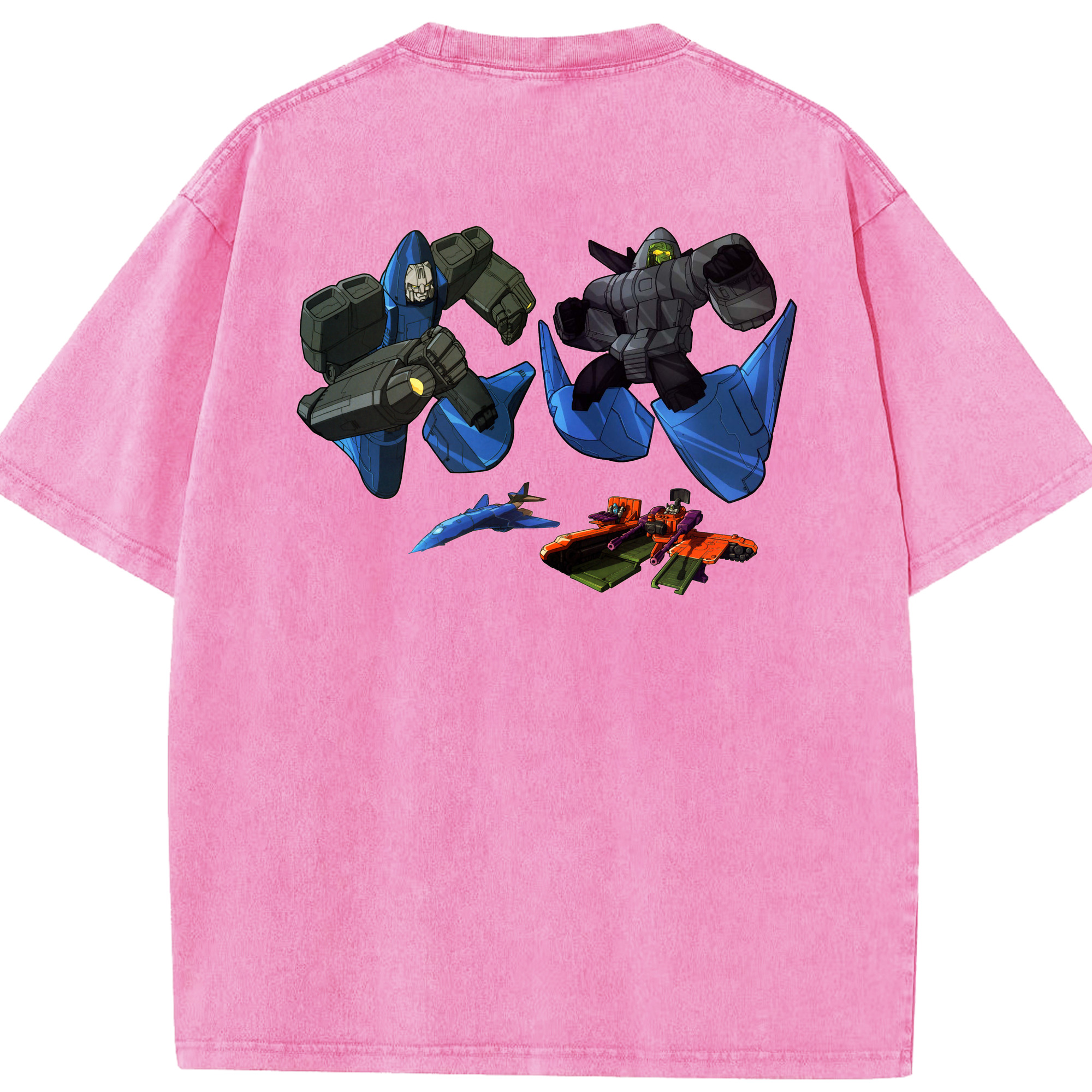 （画像用）  綿100% ヴィンテージ風 半袖Tシャツ（背面プリント）